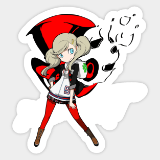 Chibi Ann will take your heart Sticker